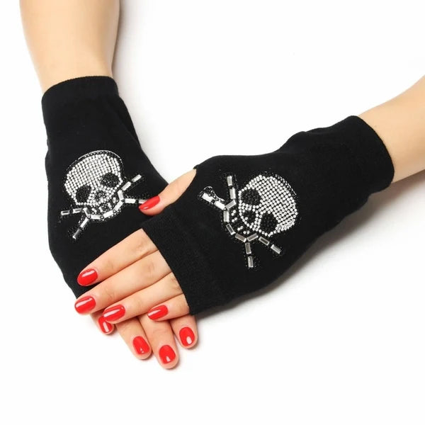 Elysium Star Rose Skull gloves