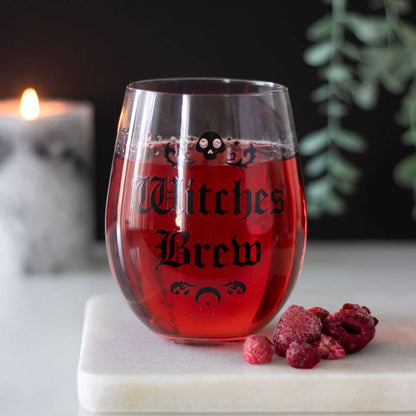 Something Different Witches Brew stemless wine glass