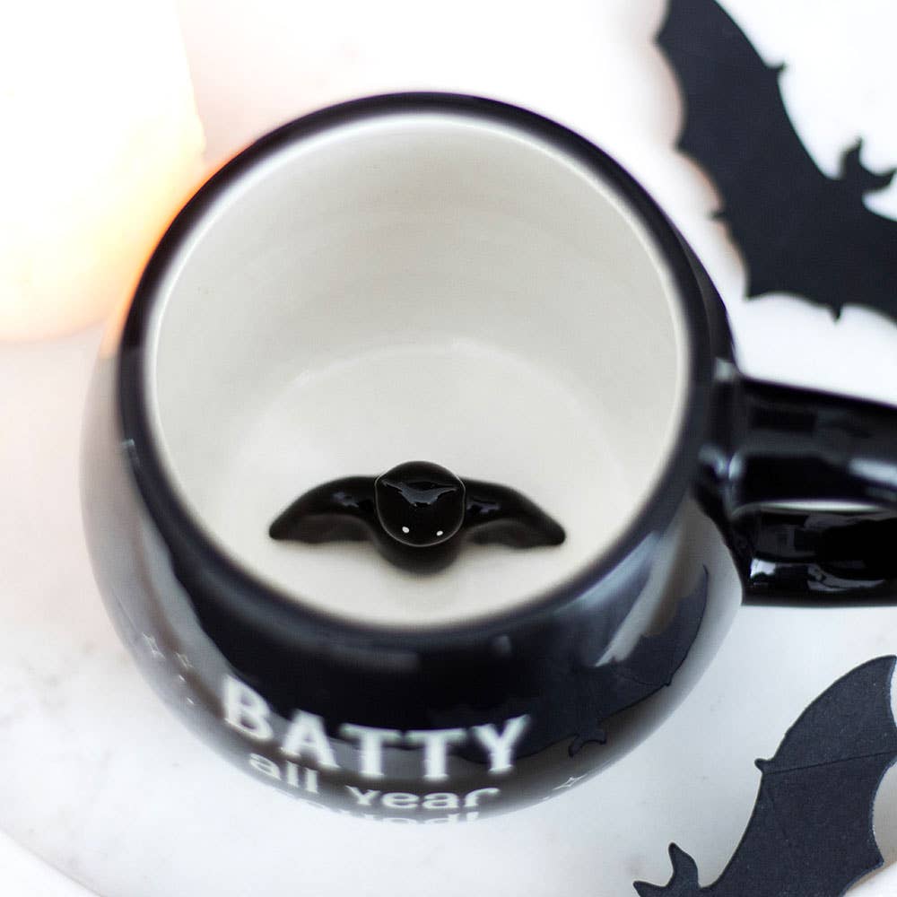 Something Different Batty All Year Round peekaboo mug