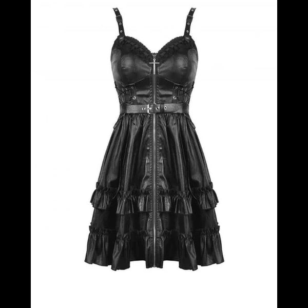 Dark In Love Ariella strap dress with ruffles