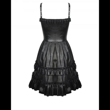 Dark In Love Ariella strap dress with ruffles