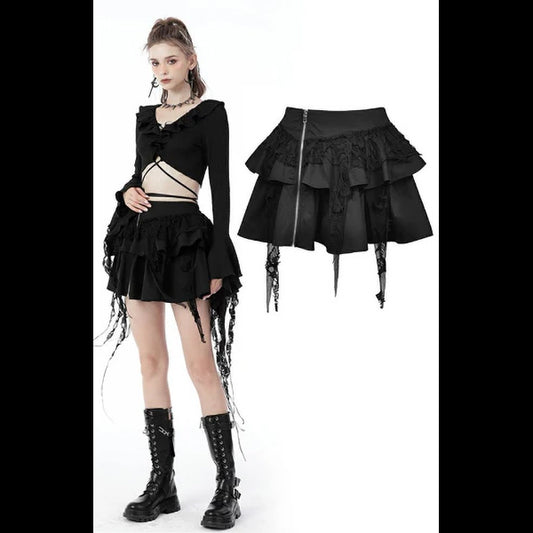 Dark In Love Widowmaker mini skirt