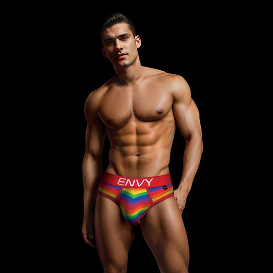 ENVY Rainbow & Pride red  briefs