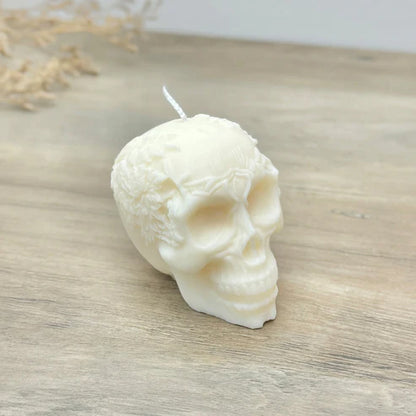 Eli + Things Flower Skull candle