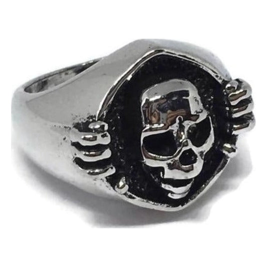 Gifts From The Crypt Escaping Skeleton Skull ring