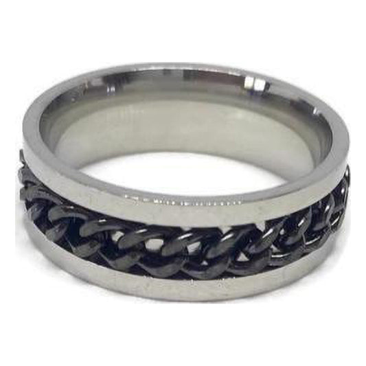 Gifts From The Crypt Framed Spinning black curb chain ring