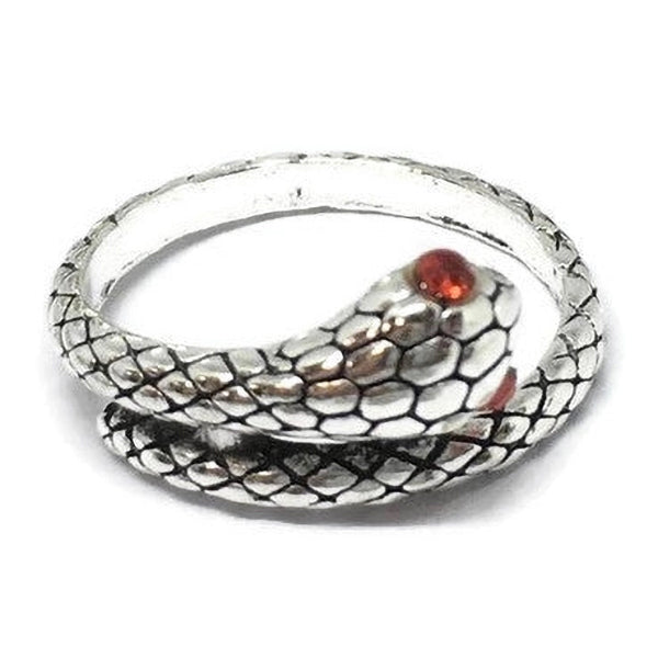 Gifts From The Crypt Horror Casino: Red-Eyed Snake ring