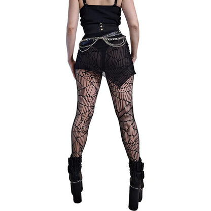 Necessary Evil Minerva mesh mini skirt