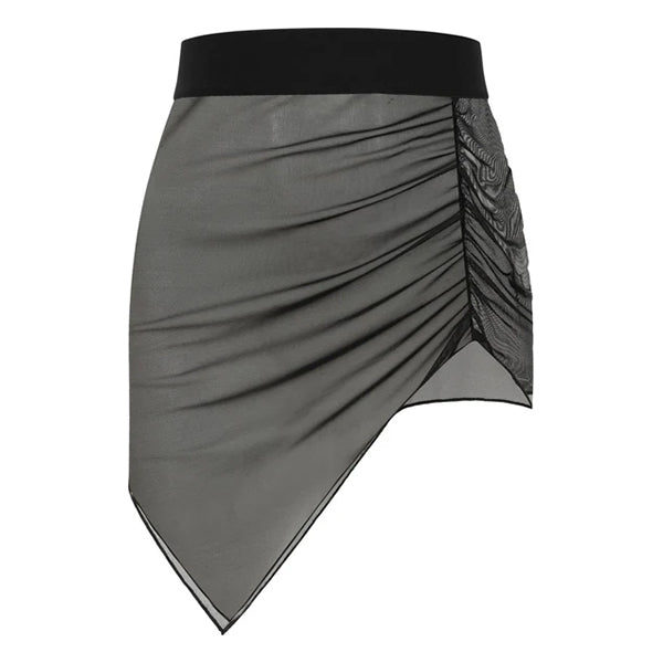 Necessary Evil Minerva mesh mini skirt