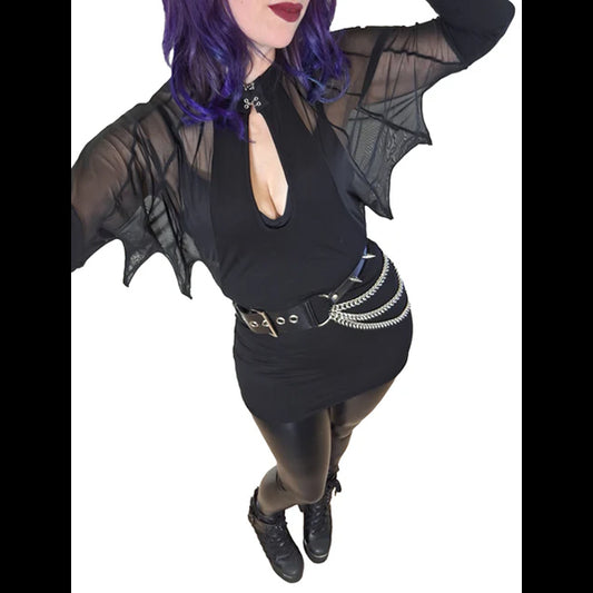 Necessary Evil Vespertilio batwing top