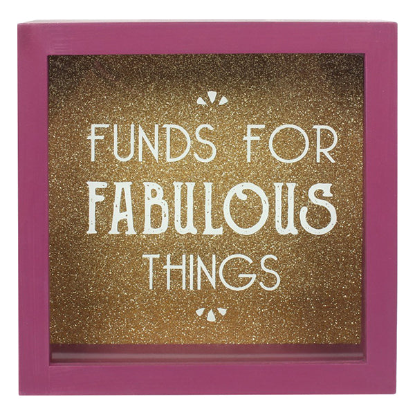 Something Different Funds For Fabulous Things money box