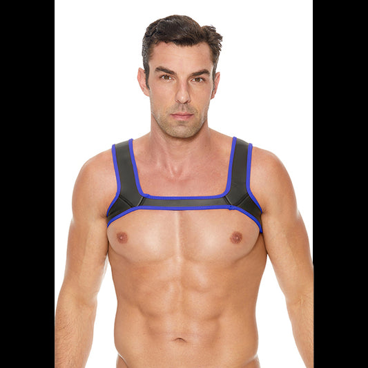 Ouch! Puppy Play blue chest harness