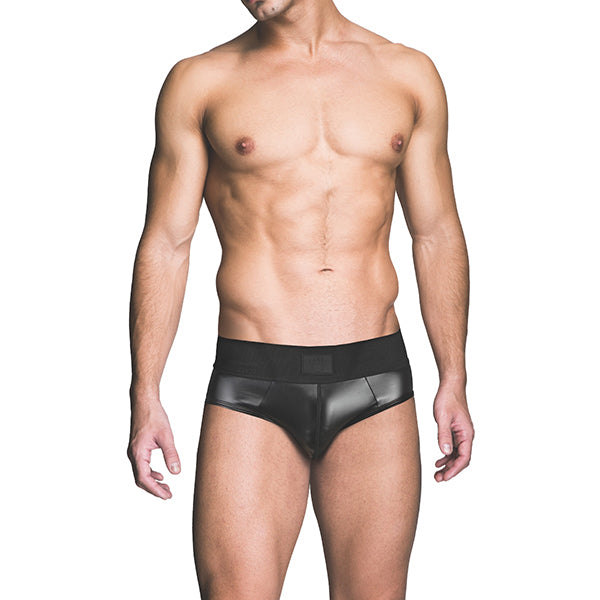 Prowler RED Wetlook black briefs