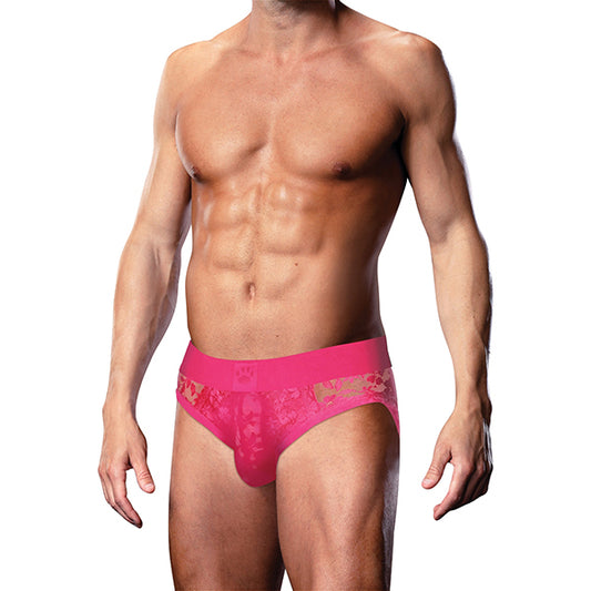 Prowler Ass-less Lace pink briefs