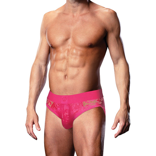 Prowler Lace pink briefs