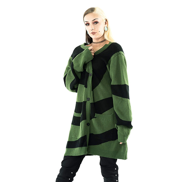 Tidal green cardigan