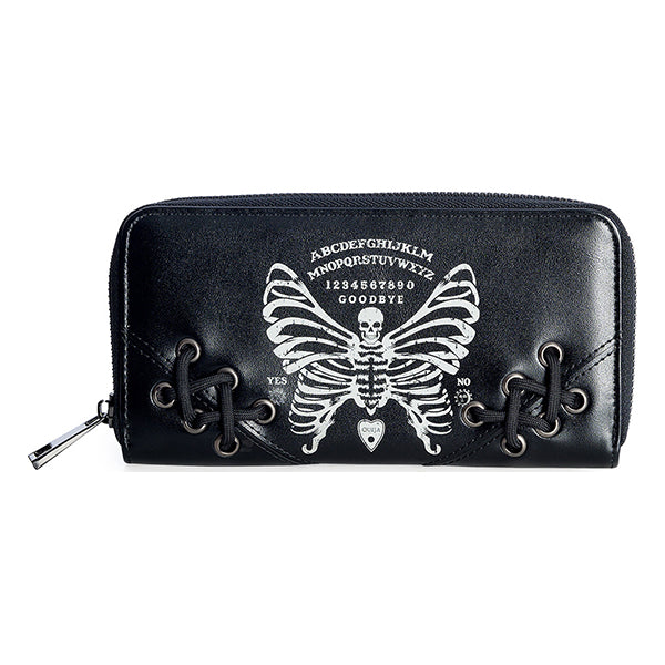 Lost Queen Skeleton Butterfly Ouija wallet