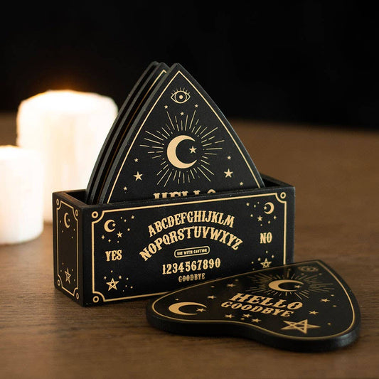 Something Different Ouija Planchette Coaster Set