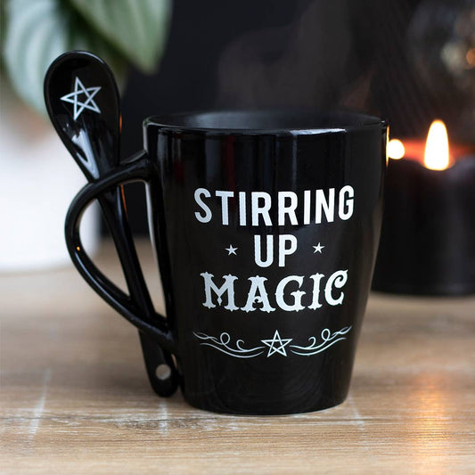 Something Different Stirring Up Magic mug & spoon set