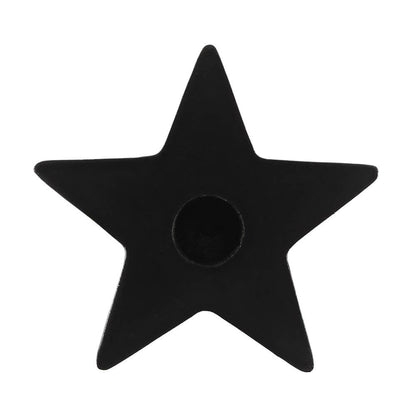 Something Different Black Star Spell candle holder